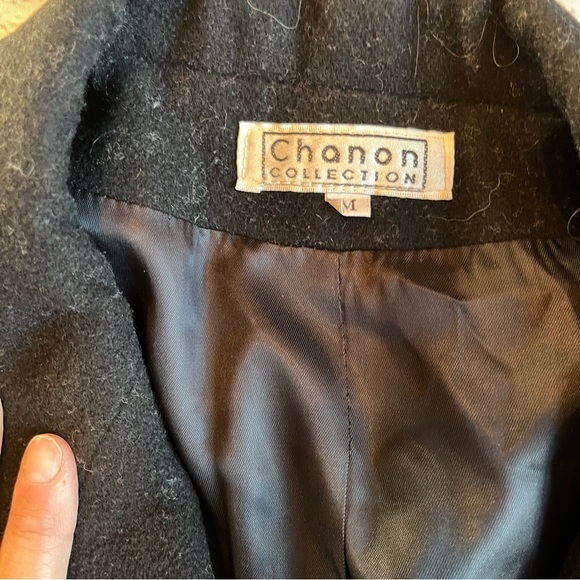 Vintage Made in USA Wool/cashmere blend Blazer Shoulder Pads Medium Double - Picture 4 of 14